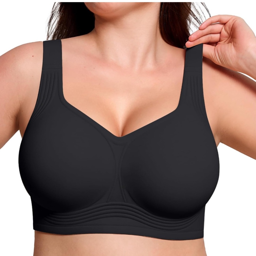 Women's Black Seamless Bra